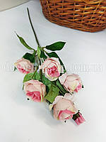 Гілка троянди дрібної кущової. 50см. Двокольорова