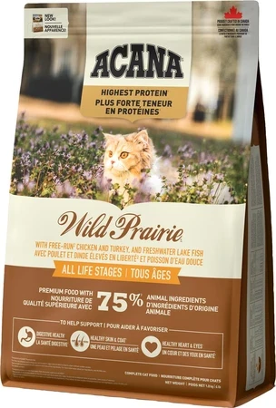 Acana (Акана) Wild Prairie Cat сухий корм для котів всіх віків з курчам, 1.8 кг