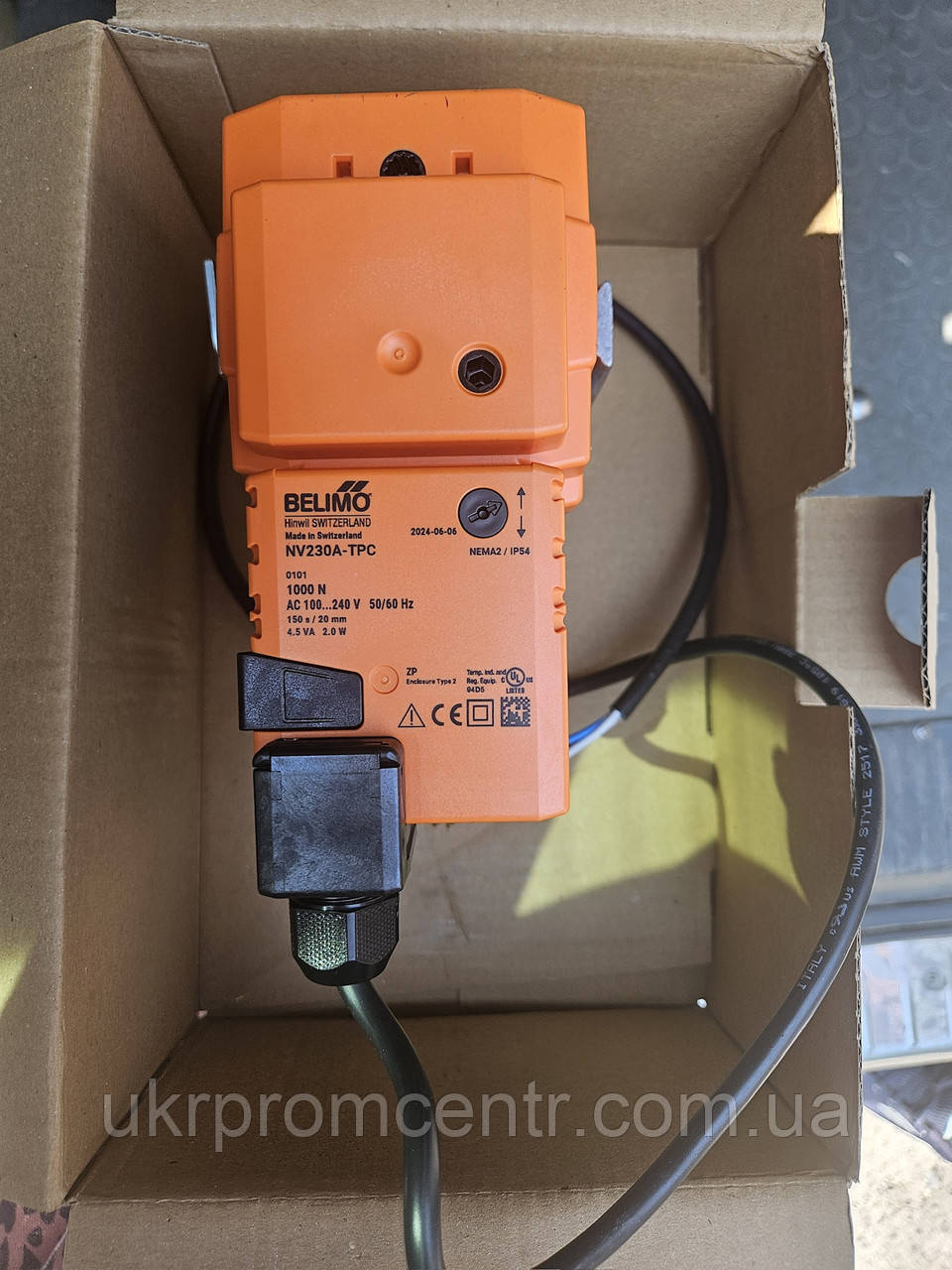 Belimo NV230A-TPC (NV230-3) Електропривід сідельного клапана
