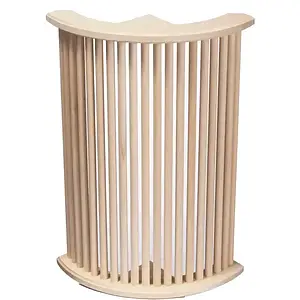 Огородження світильника кутове "Ліра" липа для лазні та сауни