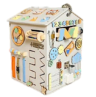 Бізіборд. Розвиваючі дошки, кубики та будиночки.