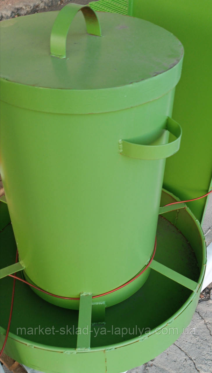 Бункерна годівниця кругла для малих поросят, фото 1