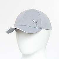 Бейсболка Лакоста Puma (резина) св.сірий