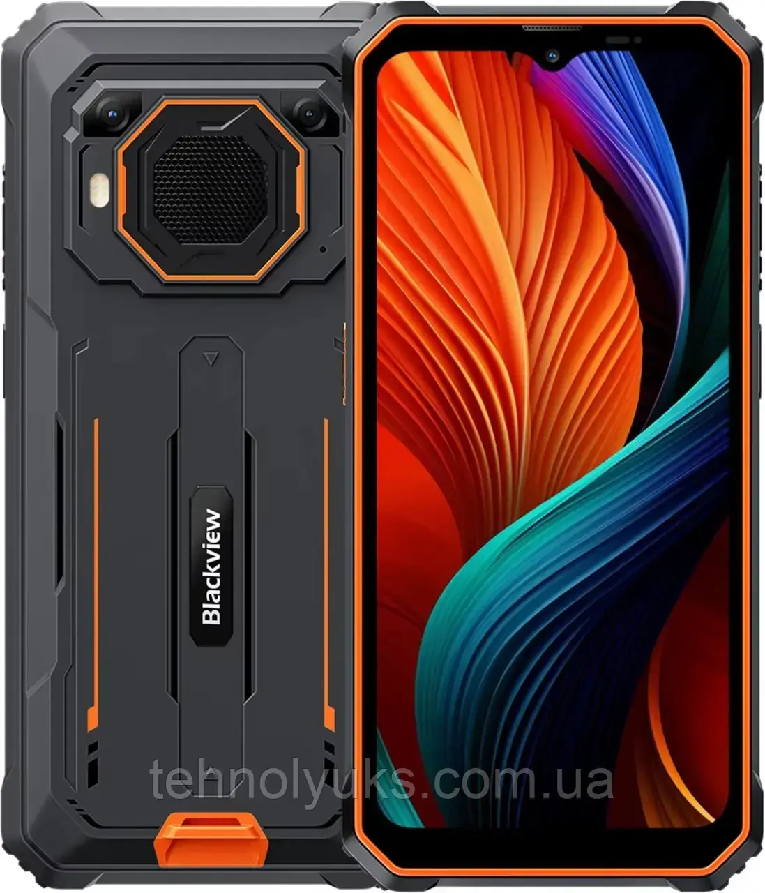 Смартфон Blackview BV6200 Plus 8/256GB Orange, NFC, 16+0,3/13Мп, 6.56'' IPS, IP69K, 4G, Tiger T606, 11000mAh, фото 1