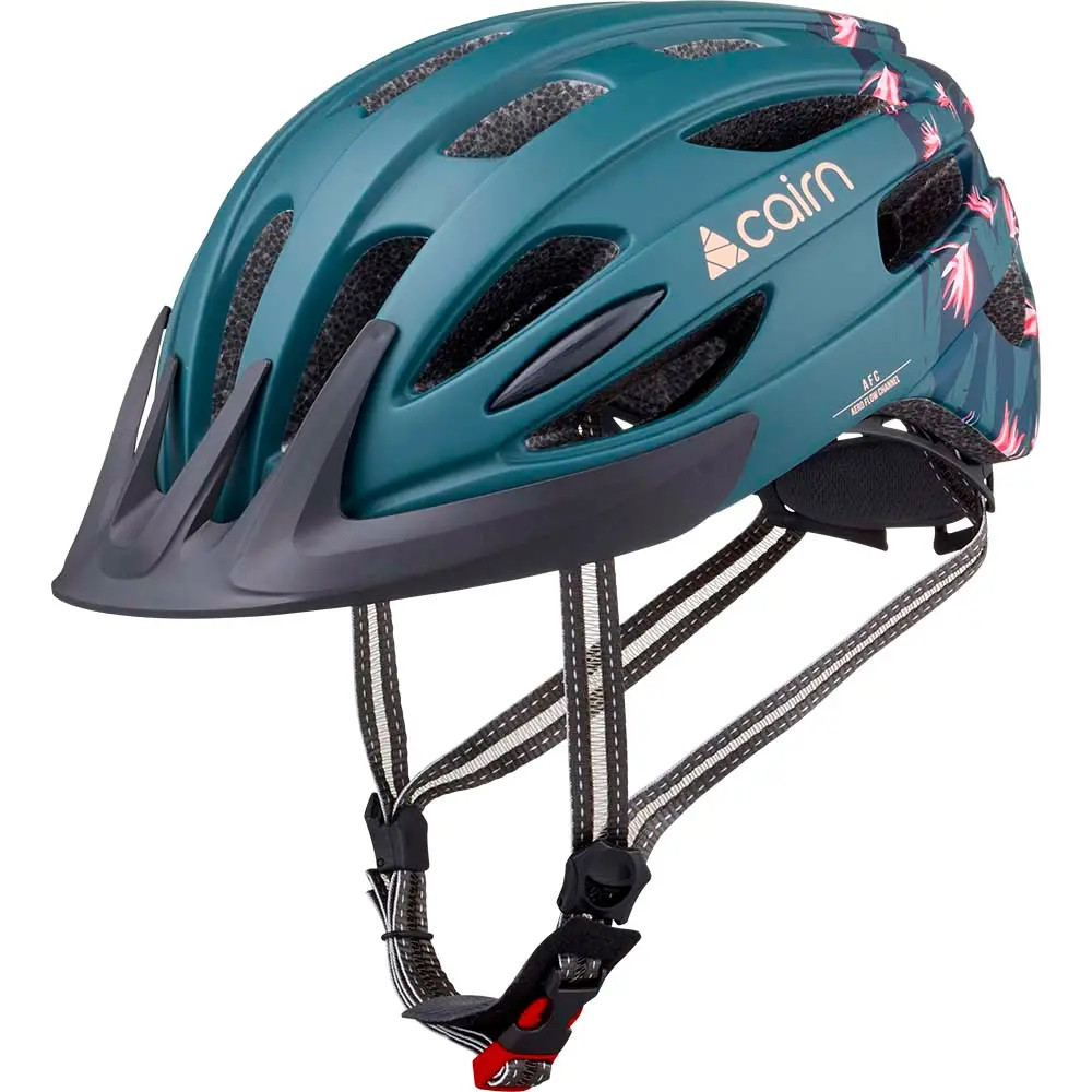Шолом велосипедний Cairn Fusion LED USB 51-55 Pine Petrol Blue