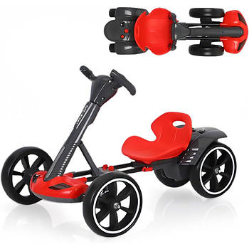 Електрокарт дитячий 6км/год, до 50кг, 86х54х48,5см / Електричний карт / Складаний електрокарт