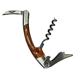 Ніж-штопор барний дерево і нержавійка Gorillas BBQ DS52