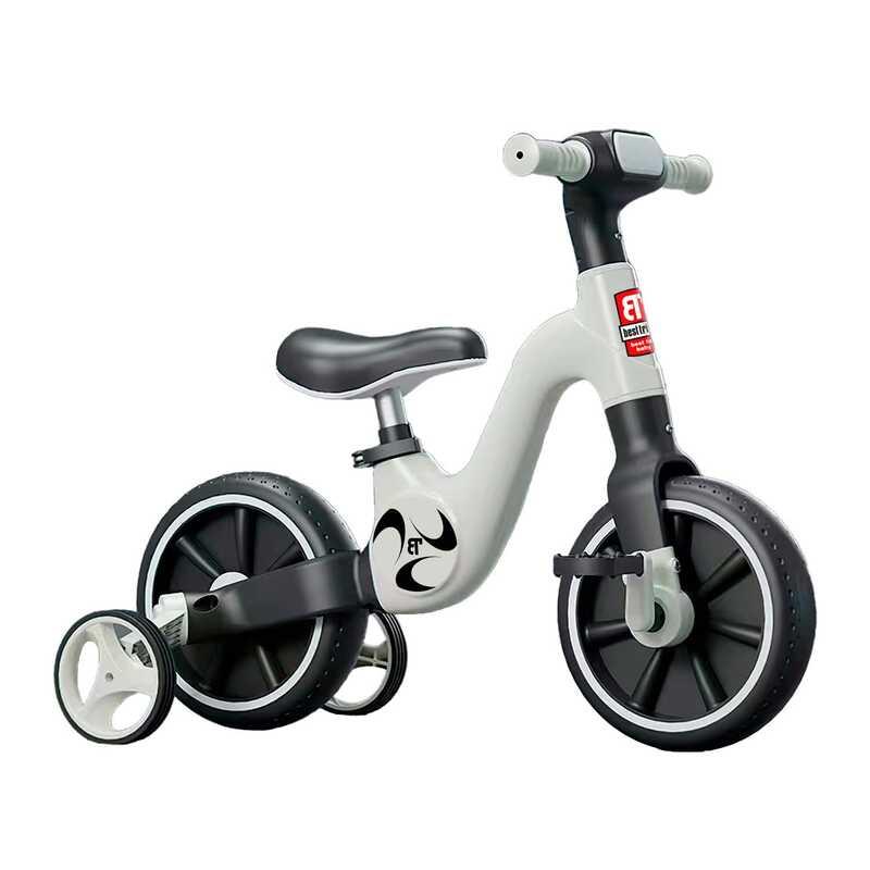 Дитячий двоколісний велосипед-трансформер-велобіг 2в1 Best Trike BT-17002 Білий, фото 1