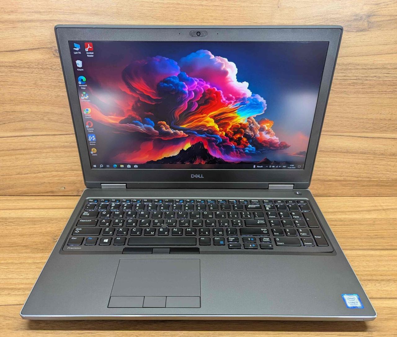 Б/в Ноутбук Dell Precision 7540 15.6" 1920x1080| Core i7-9850H| 32 GB RAM| 512 GB SSD| Quadro T1000 4GB