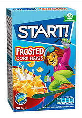 Кукурудзяні пластівці START Глазуровані. Порція хрусткого сніданку 90г