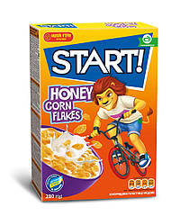 Кукурудзяні пластівці START Медові. Сухий сніданок з медом 280г