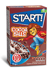 Кульки START з какао. Шоколадний сухий сніданок 75г