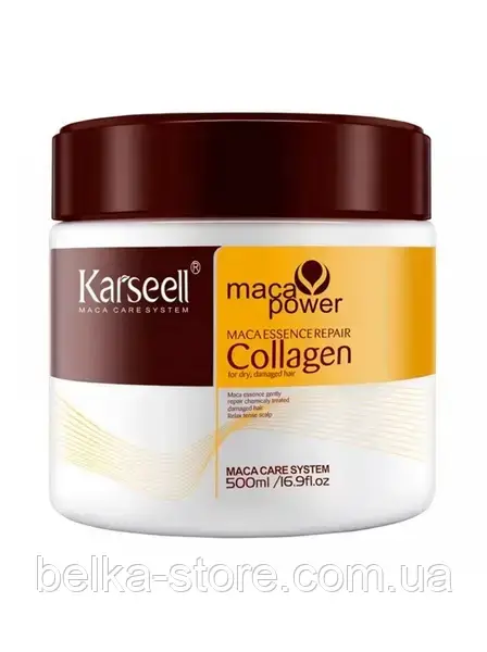 Кондиціонуюча маска-есенція Karseell Collagen Hair Mask, фото 1