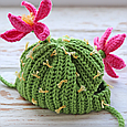 ШАПКА КАКТУС ДЛЯ КОТА, Майстер-клас із в'язання (рівень початківець), фото 5