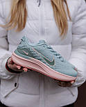 Жіночі кросівки Nike Zoom Winflo Blue Pink весна-осінь-літо в сітку блакитні. Живе фото, фото 2