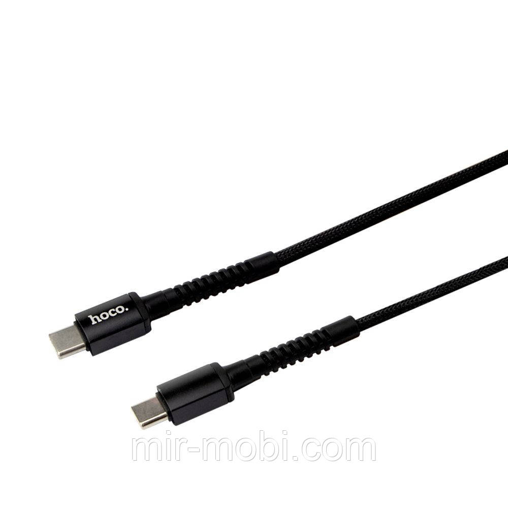 Кабель Hoco X71 Especial, Type-C to Type-C, 1m, PD 60W, 3A, Black
