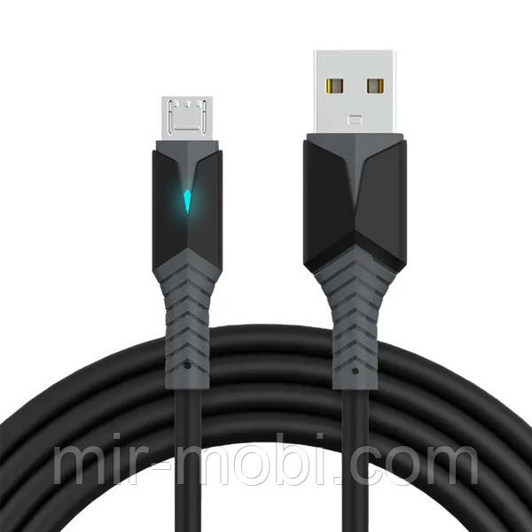 Кабель Konfulon DC38, Lightning, 1m, 2.4A, Black