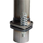 Фланець глушника в зборі (Демпферне з'єднання) d 48 мм (фланці + кільце + кріплення) неіржавка сталь ID48*L152, фото 5