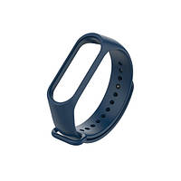Ремінець для Xiaomi Mi Band 3/4 Silicone, Dark Blue