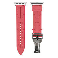 Ремінець для Apple Watch 38/40/41 mm Hermes Bright Red