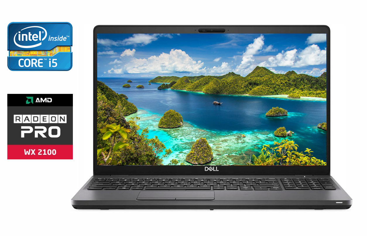 Ноутбук Б-клас Dell Precision 3540/ 15.6" 1920x1080/ i5-8365U/ 16GB RAM/ 256GB SSD/ Radeon Pro WX 2100 2GB