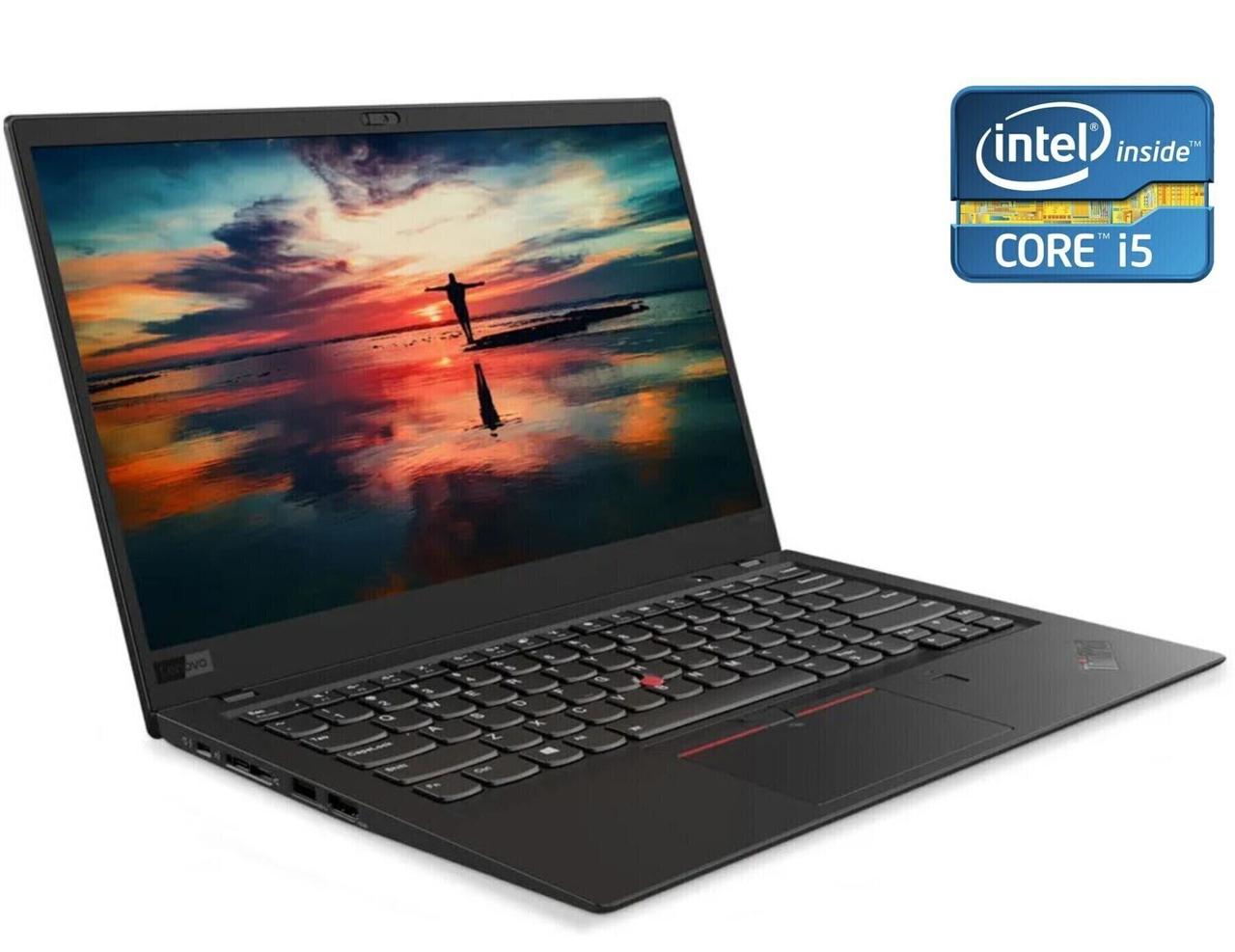 Ультрабук Lenovo ThinkPad X1 Carbon G6/ 14" (1920x1080)/ Core i5-8350U/ 8 GB RAM/ 240 GB SSD/ UHD 620