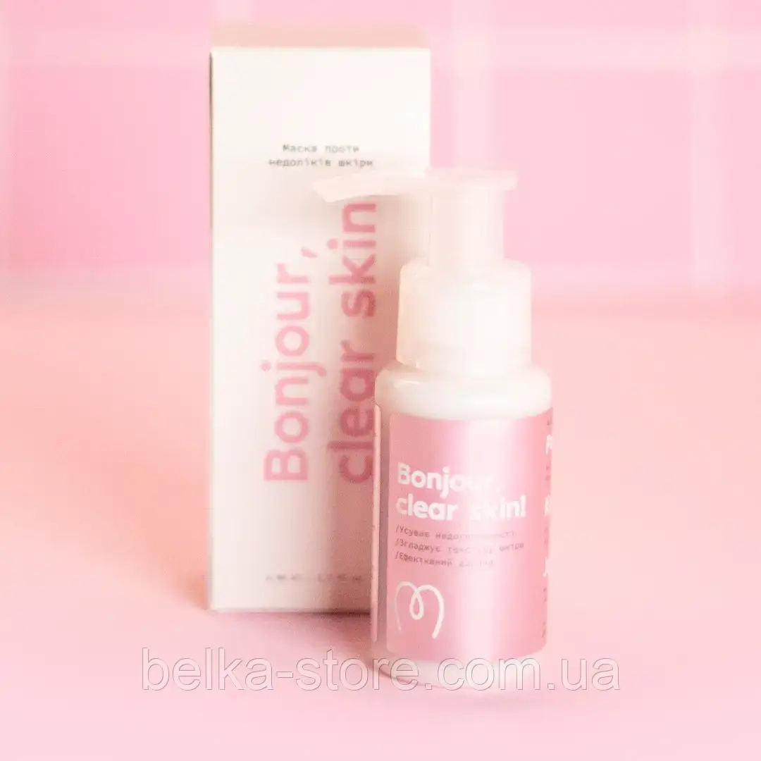 Маска проти недоліків шкіри Bonjour clear skin mary babe, фото 1