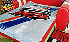 Ковдра Ferrari Hot Wheels покривало плюш 160х220 ексклюзив Original ліцензія, фото 3