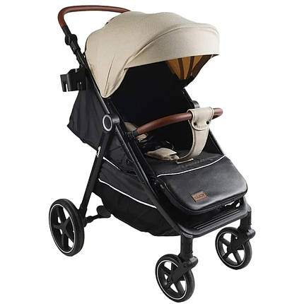 Коляска прогулянкова дитяча JOY Sevillia (футкавер, підсклянник, дощовик) S-95998 Бежева, фото 1