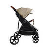 Коляска прогулянкова дитяча JOY Sevillia (футкавер, підсклянник, дощовик) S-95998 Бежева, фото 6