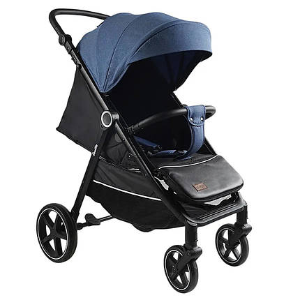 Коляска прогулянкова дитяча JOY Sevillia (футкавер, підсклянник, дощовик) S-64600 Синя, фото 1