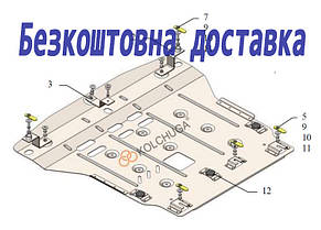 Захист двигуна Kia Stonic (2017-) (Захист двигуна Кіа Стопик) Кольчуга