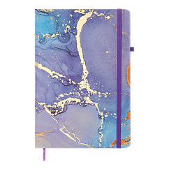 Книжка записна MARBLE на гумці, А5, 80 арк., клітинка., BM.255121-07