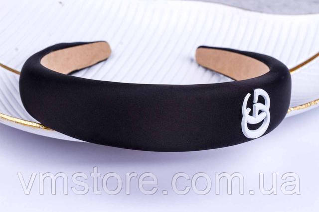 чорний обруч для волосся