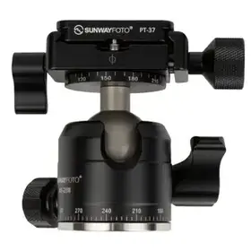 Шарова головка Sunwayfoto XB-28II з гвинтовим затискачем DDC-37, Колір: Black, XB-28II