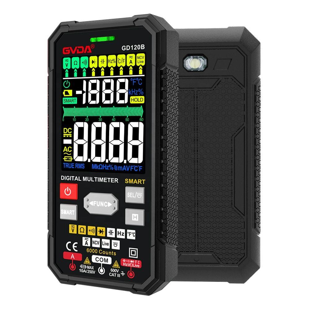 Мультиметр Gvda GD120B True RMS Автоматичний цифровий мультиметр Тестер професійний Компактний мультиметр, фото 1