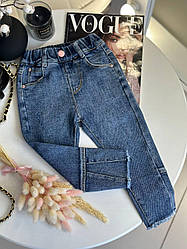 Джинси для дівчинки широкі Синій 5238, 40, XINBRIYOU, Синій, Дівчинка, Весна Осінь, 86