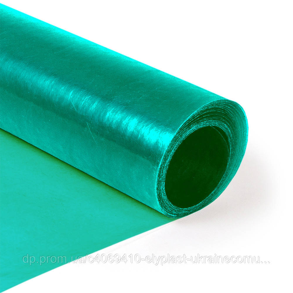 Прозорий плоский шифер (2 м*17м) (зелений) PolyRoll, фото 1