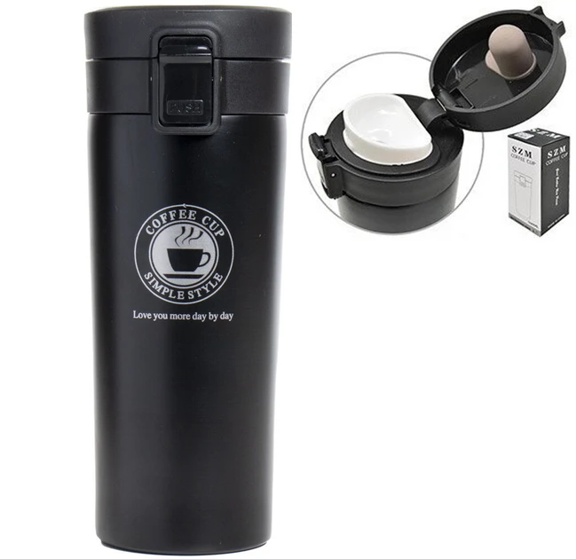 Термокружка з нержавіючої сталі для гарячих напоїв, 500 мл Caka coffee cup