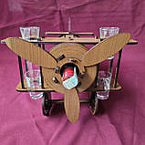 Міні-бар Літак з чарками, фото 4