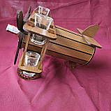 Міні-бар Літак з чарками, фото 3