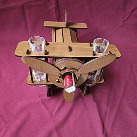 Міні-бар Літак з чарками