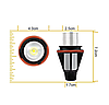 Led Marker BMW (Бмв) 20W (вт) White (Білий) E39, E53, E60/61, E65/66, E87, фото 10