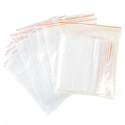Пакети Zip-Lock 80x120mm (100шт) - багатофункціональні, прозорі, багаторазові, артикул 3052.
