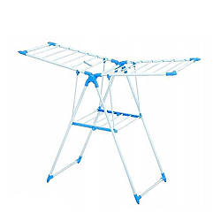 Сушарка для білизни YT35015, 1660*620*970мм, біло-блакитна, OEM, компактна та стійка, артикул 35015