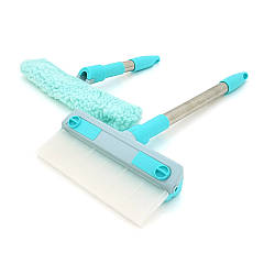 Щітка для миття вікон Green, артикул 35014, метал і міцний пластик, розміри 340x140x85мм, вага 480г.