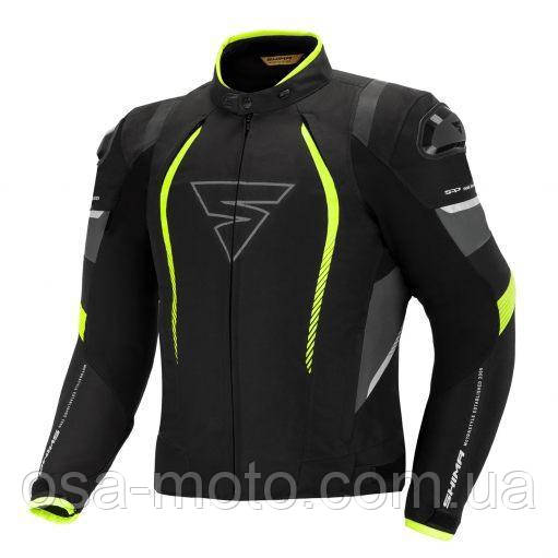 Мотокуртка Shima Solid PRO Black Yellow S