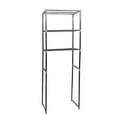 Полка напольна YT-526 над унітазом, артикул 33461, стильне рішення для ванної кімнати, містка та зручна.