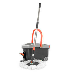 Набір для прибирання Charm LV-A01: швабра з автовижимом і відро, артикул 32993, виробник Green Home.