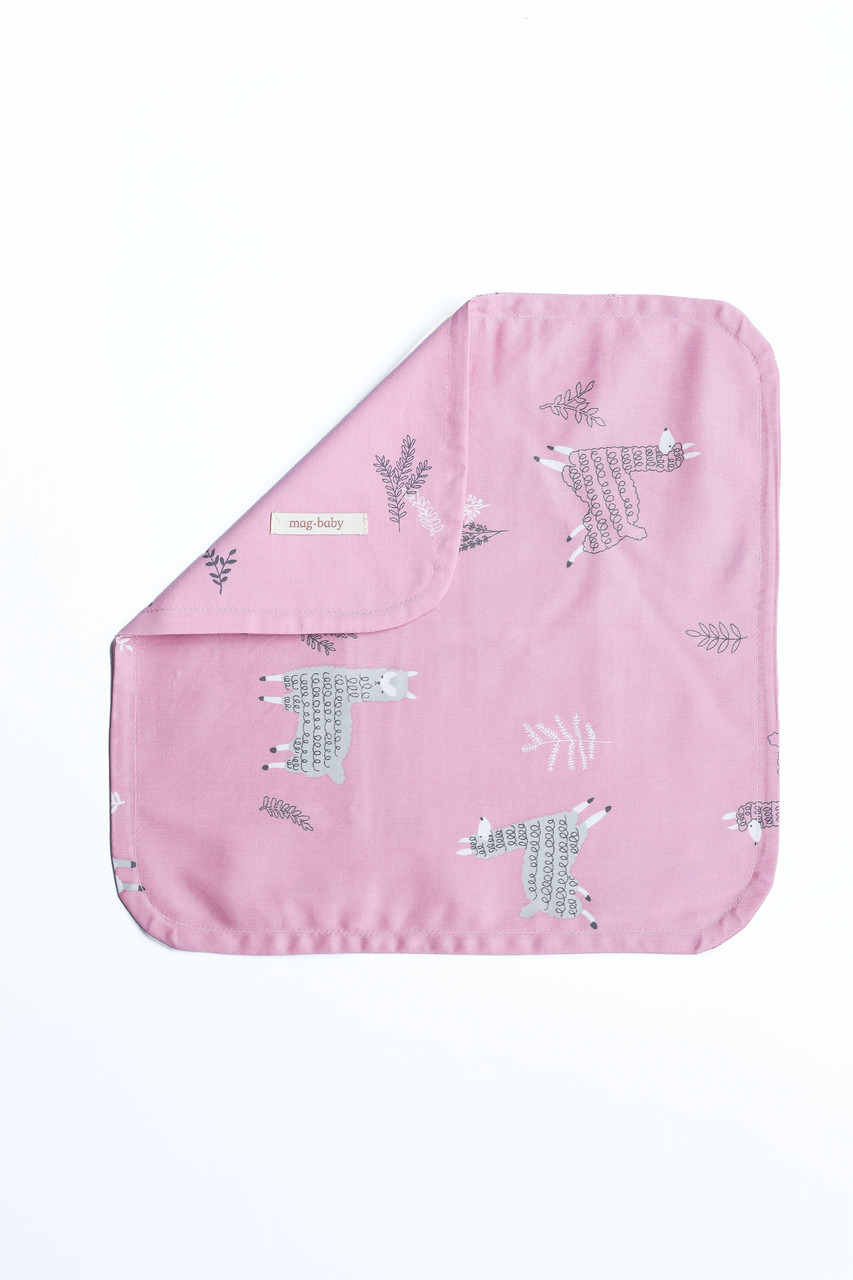 Хустинка сатинова овечка на рожевому, фото 1